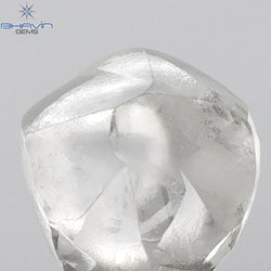 1.12 CT Rough Shape Natural Diamond white Color VS2 Clarity (5.32 MM)