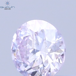0.03 CT Natural Round Diamond Pink Color Clarity SI (1.9 MM)
