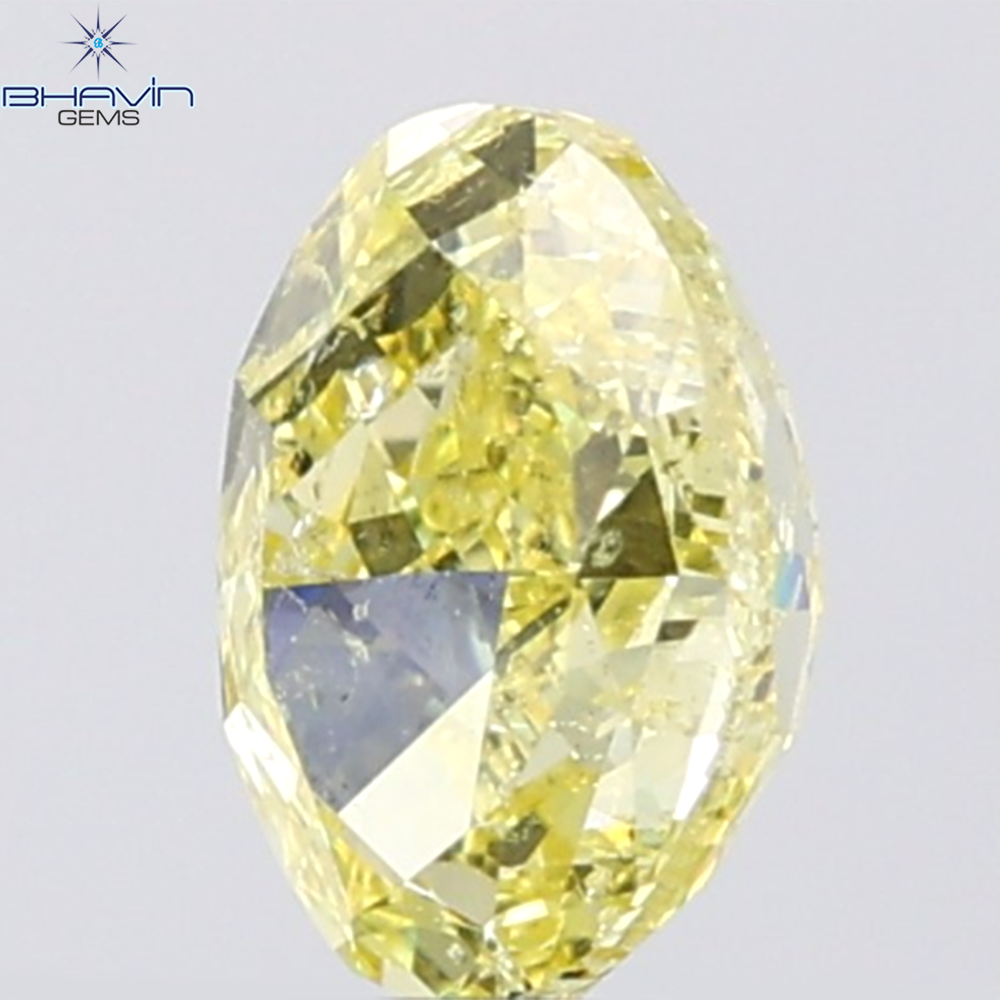 GIA認定 1.27 CT クッションダイヤモンド イエローカラー 天然ダイヤモンド VS1 クラリティ (5.97 MM)