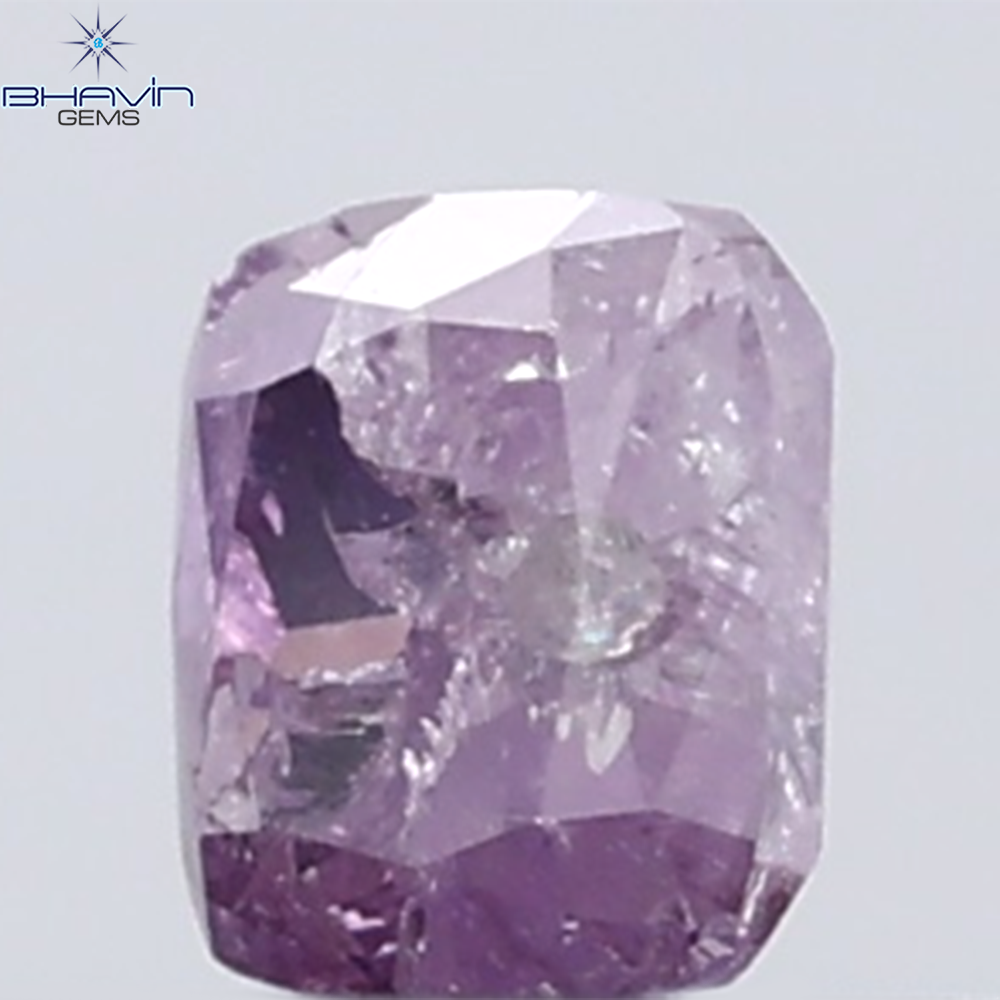 0.18 CT Cushion Diamond Natural Pink Color I3 Clarity (3.21 MM)
