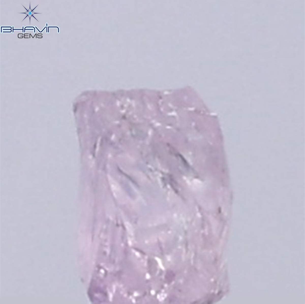 0.08 CT Natural Rough Diamond Pink Color Clarity VS (2.91 MM)