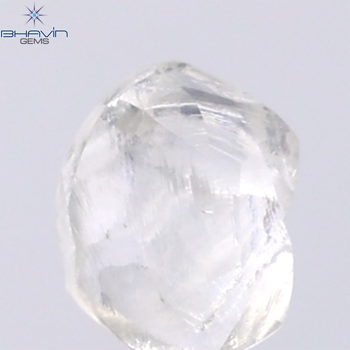 1.01 CT Natural Rough Diamond White Color Clarity VS (6.46 MM)