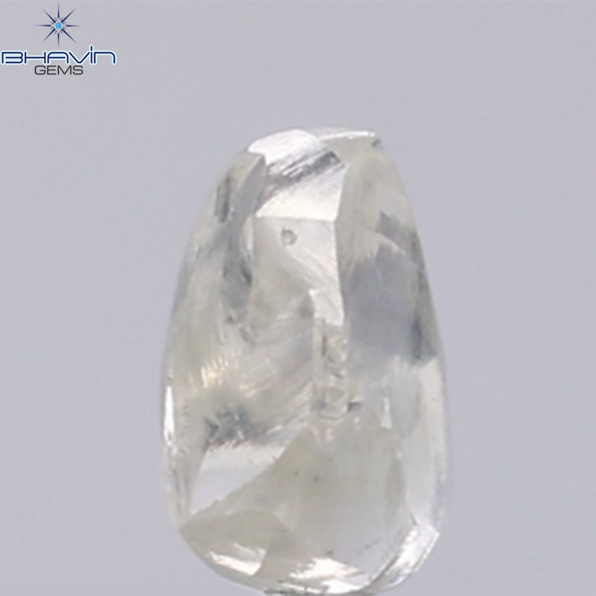 1.02 CT Natural Rough Diamond White Color Clarity VS (6.55 MM)