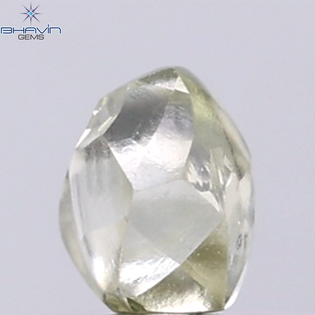 1.17 CT Natural Rough Diamond Green Color Clarity VS (6.24 MM)