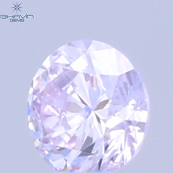 0.02 CT Natural Round Diamond Pink Color Clarity SI (1.6 MM)
