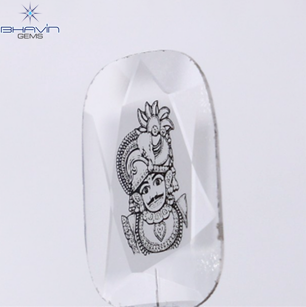1.33 CT Lab Grown Slice (God) Diamond White Color Clarity VS (16.35 MM)