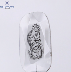 1.33 CT Lab Grown Slice (God) Diamond White Color Clarity VS (16.35 MM)