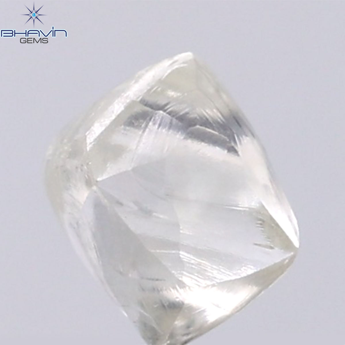 1.77 CT Natural Rough Diamond White Color Clarity VS (6.55 MM)
