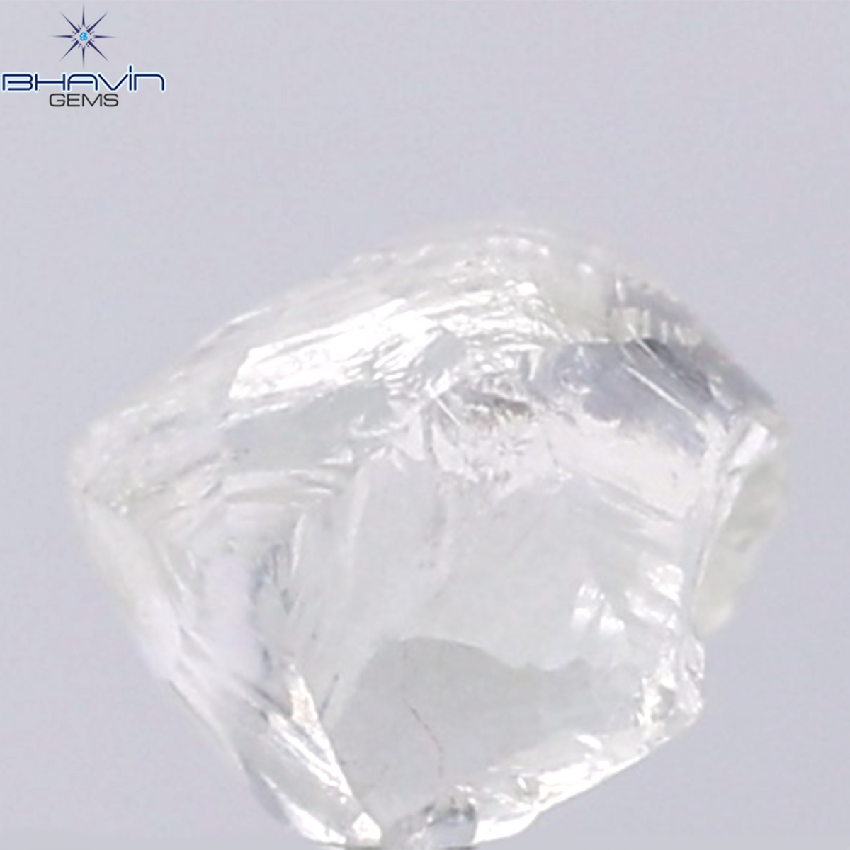 1.58 CT Natural Rough Diamond White Color Clarity VS (6.34 MM)