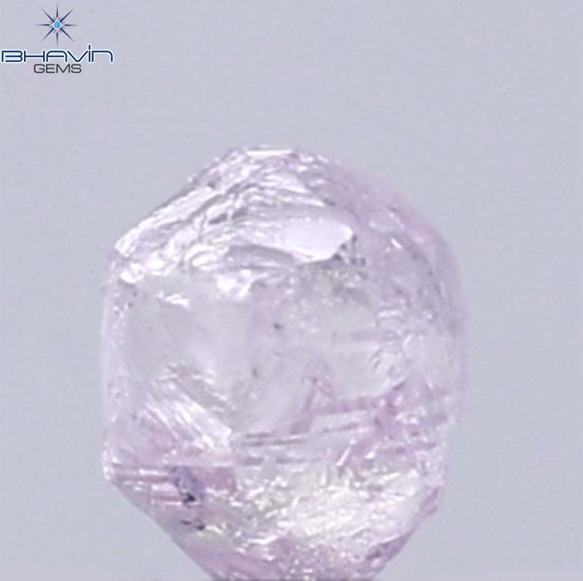 0.30 CT Natural Rough Diamond Pink Color Clarity VS (3.62 MM)