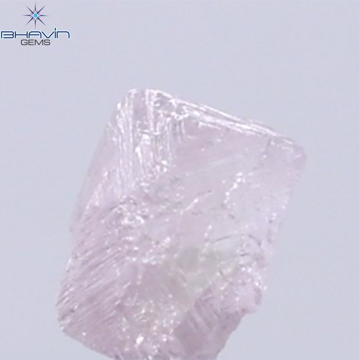 0.24 CT Natural Rough Diamond Pink Color Clarity I1 (3.36 MM)