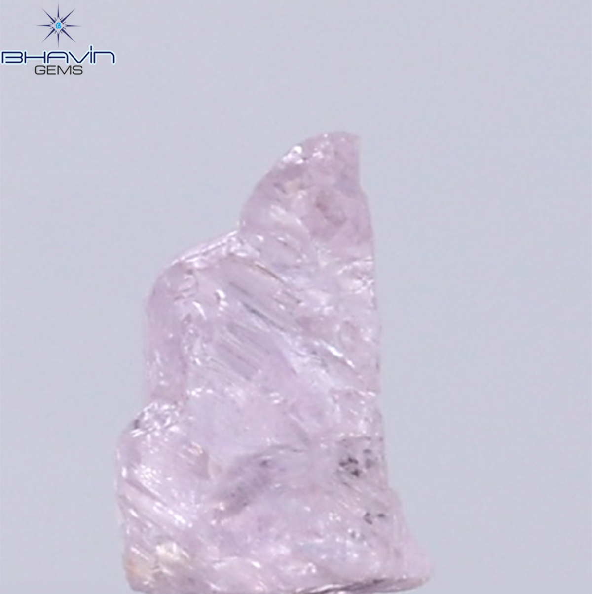 0.43 CT Natural Rough Diamond Pink Color Clarity I1 (4.76 MM)
