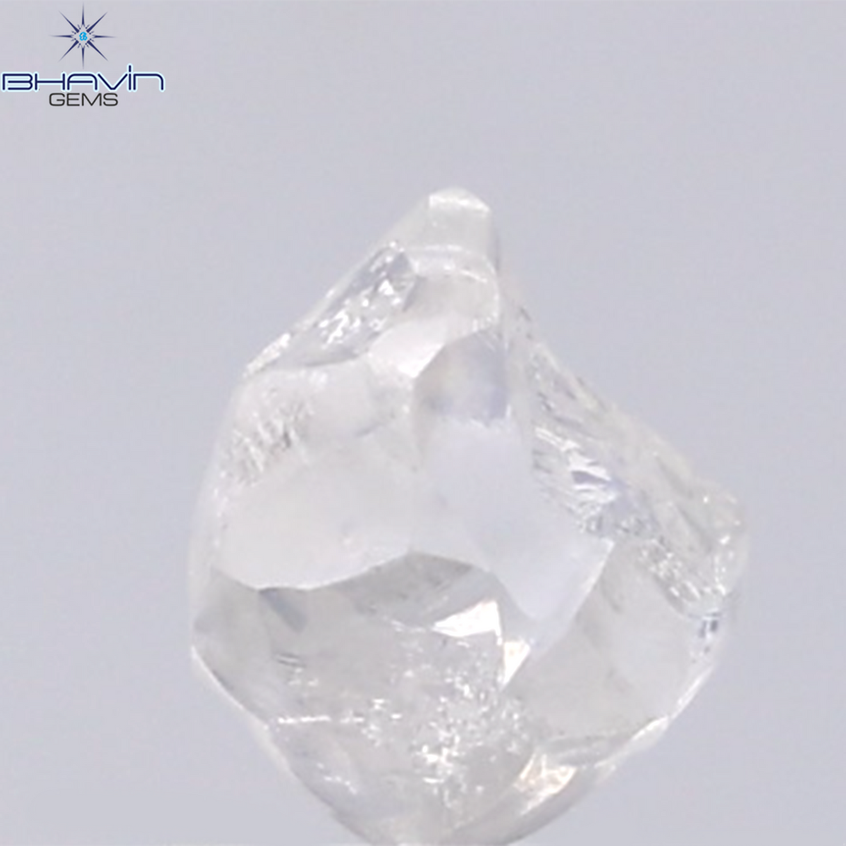 1.62 CT Natural Rough Diamond White Color Clarity VS (6.46 MM)