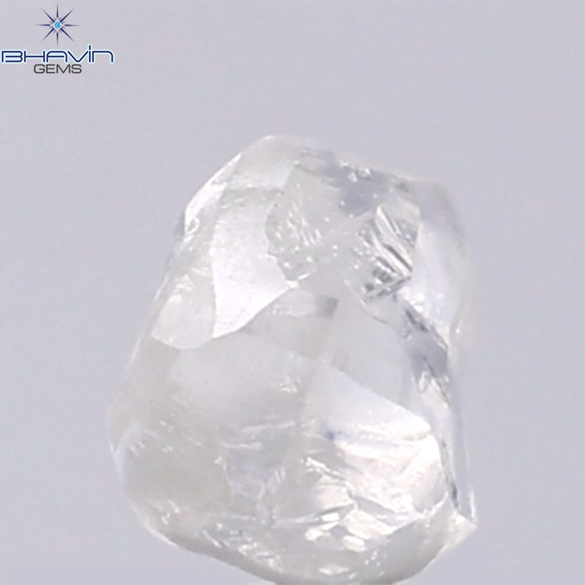 0.90 CT Natural Rough Diamond White Color Clarity VS (5.67 MM)