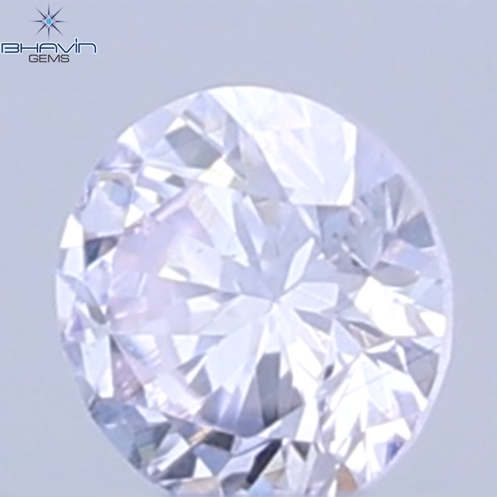 0.03 CT Natural Round Diamond Pink Color Clarity VS (1.90 MM)