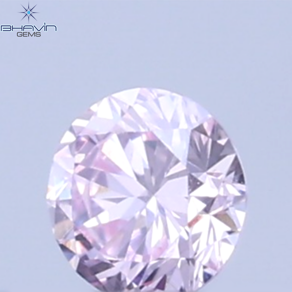 0.03 CT Natural Round Diamond Pink Color Clarity VS1 (1.90 MM)