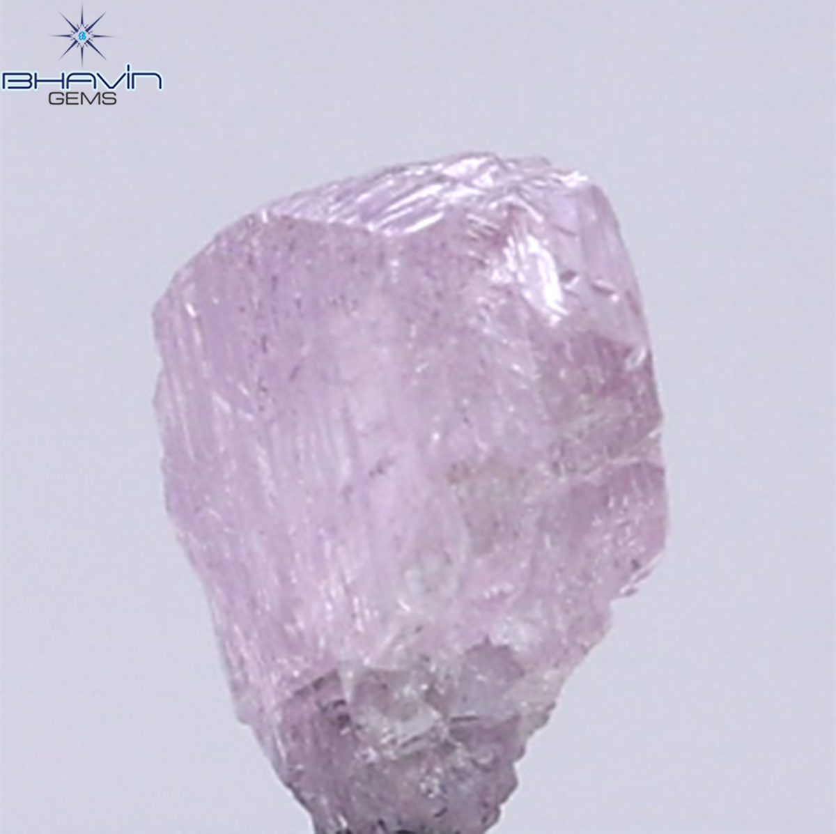 0.51 CT Natural Rough Diamond Pink Color Clarity I1 (5.18 MM)