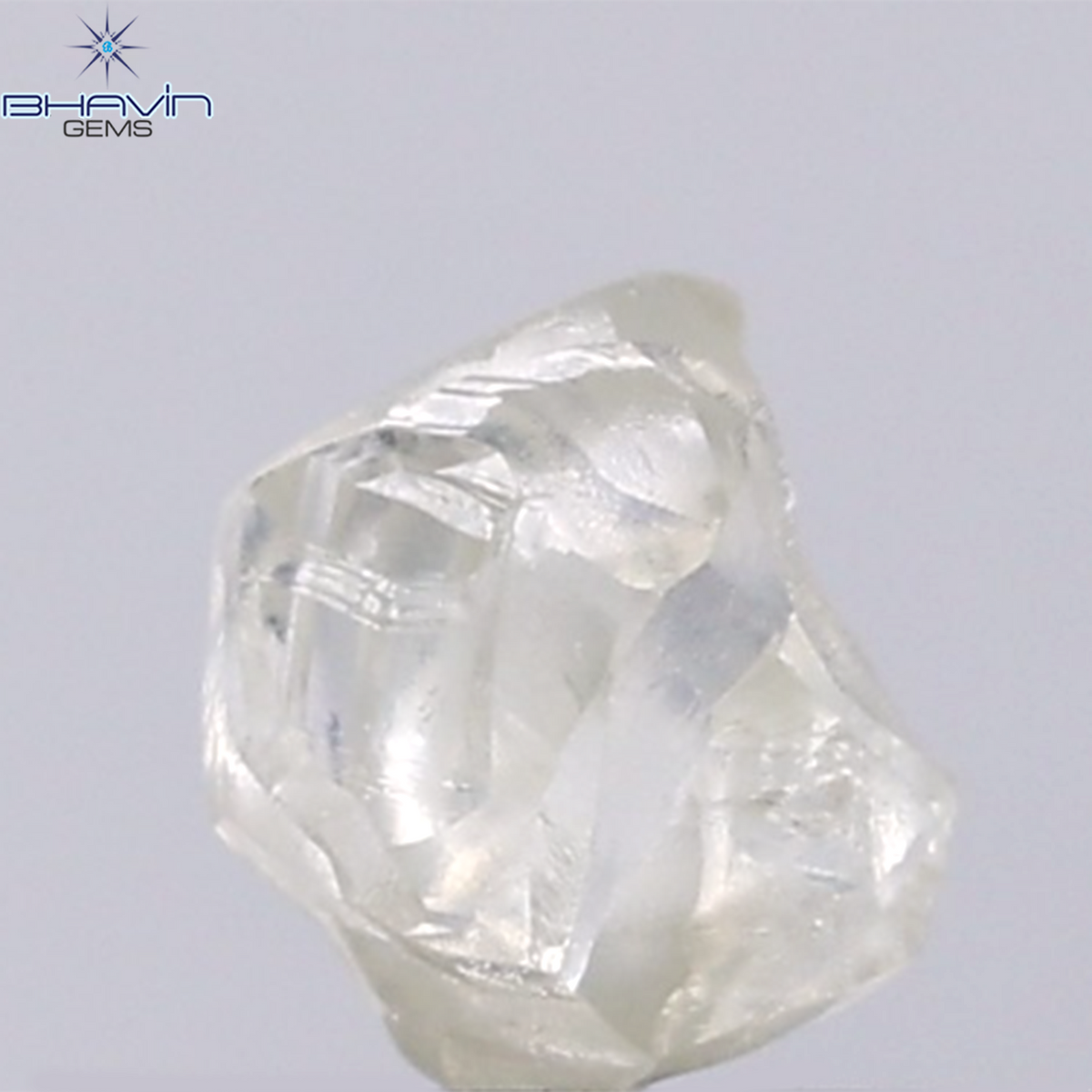 0.91 CT Natural Rough Diamond White Color Clarity VS (6.00 MM)