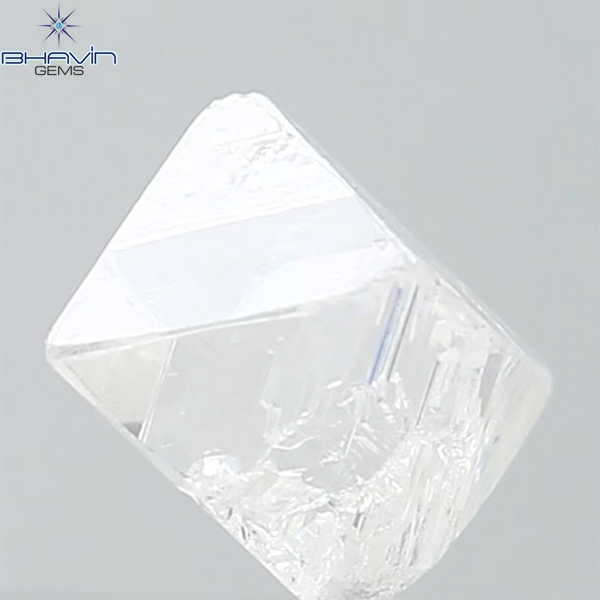 1.22 CT Natural Rough Diamond Pink Color Clarity VS (6.12 MM)