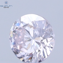 0.04 CT Natural Round Diamond Pink Color Clarity SI (2.00 MM)