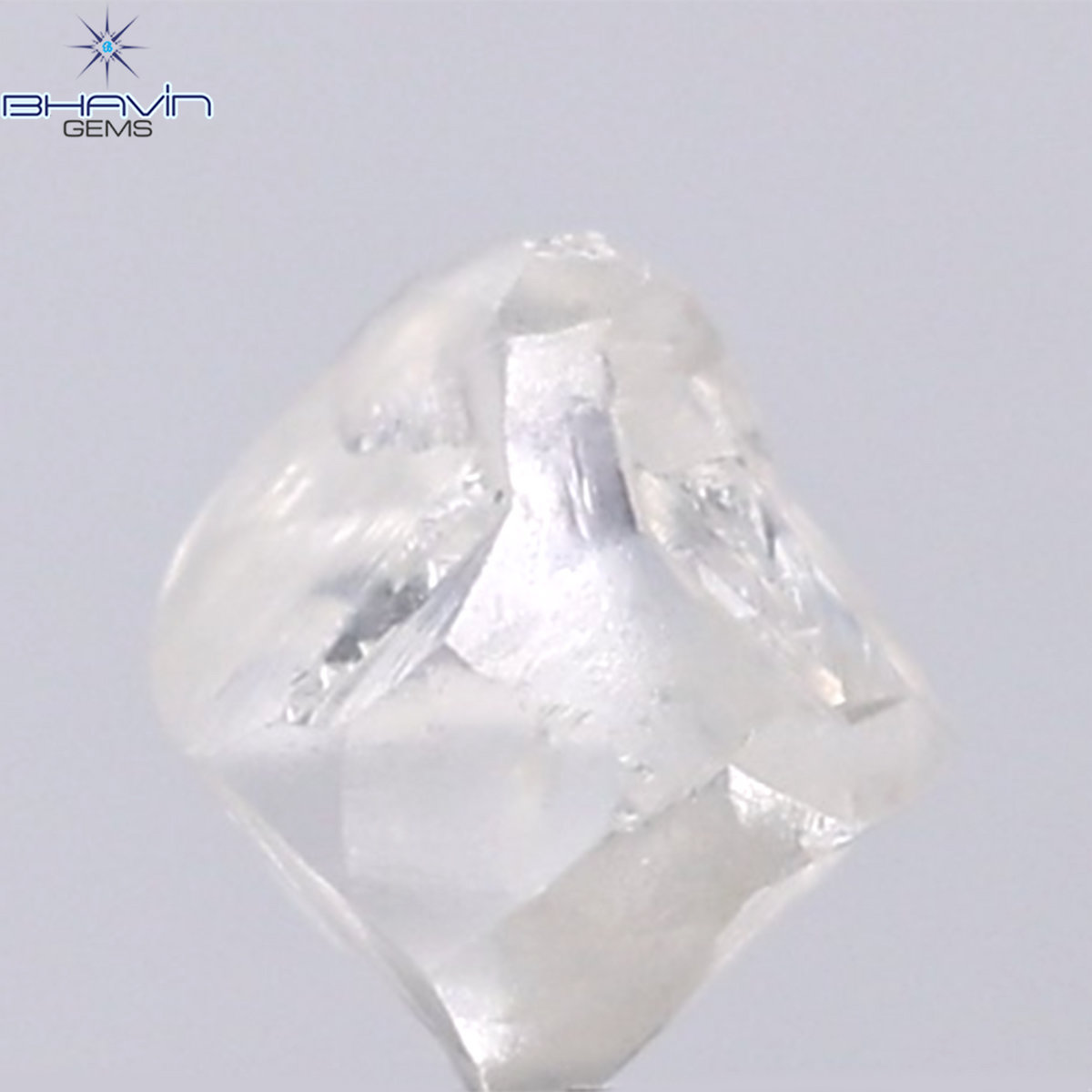 1.08 CT Natural Rough Diamond White Color Clarity VS (5.82 MM)