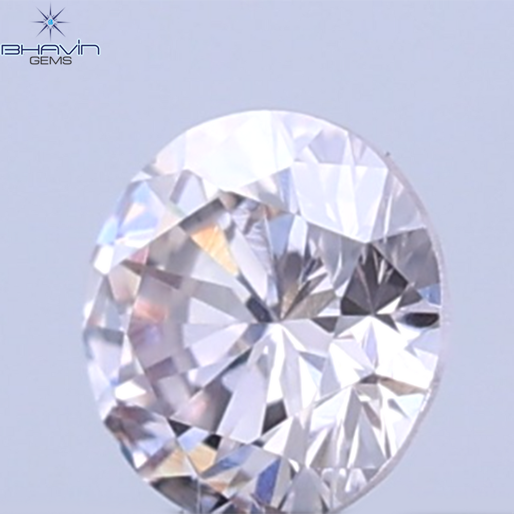 0.05 CT Natural Round Diamond Pink Color Clarity VS (2.3 MM)
