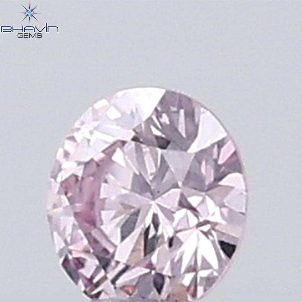 0.03 CT Round Natural Diamond Pink (Argyle) Color VS Clarity