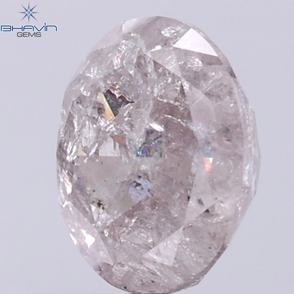 GIA認定 2.02 CT オーバルシェイプ 天然ダイヤモンド ピンクブラウンカラー (8.67 MM)