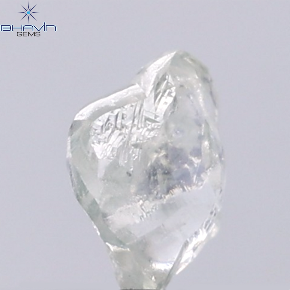 0.93 CT Natural Rough Diamond Green Color Clarity VS (6.74 MM)