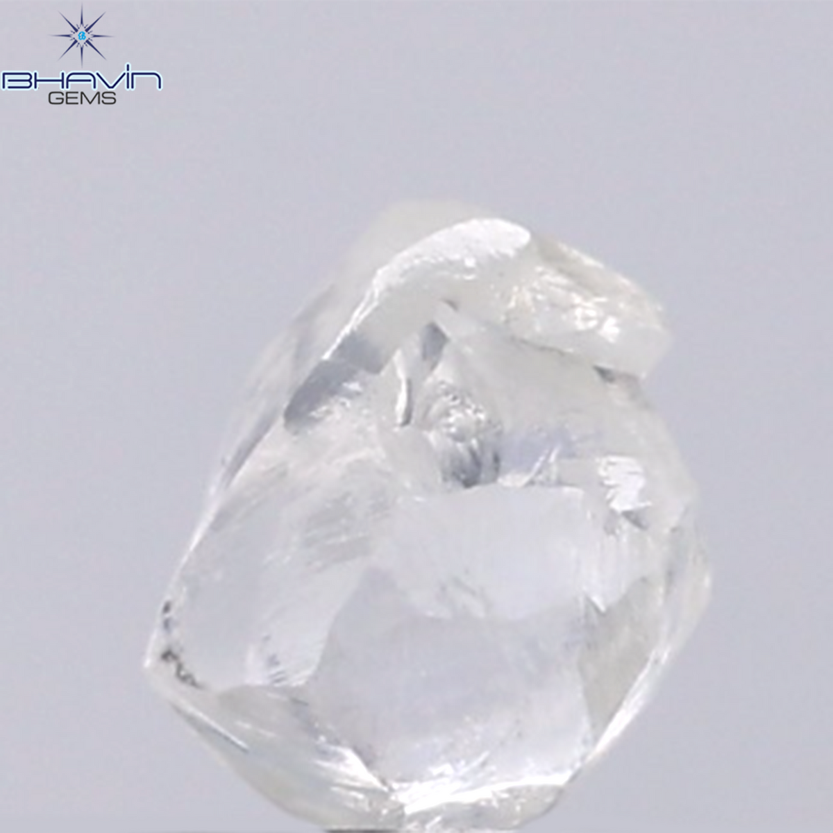 0.93 CT Natural Rough Diamond White Color Clarity VS (5.33 MM)
