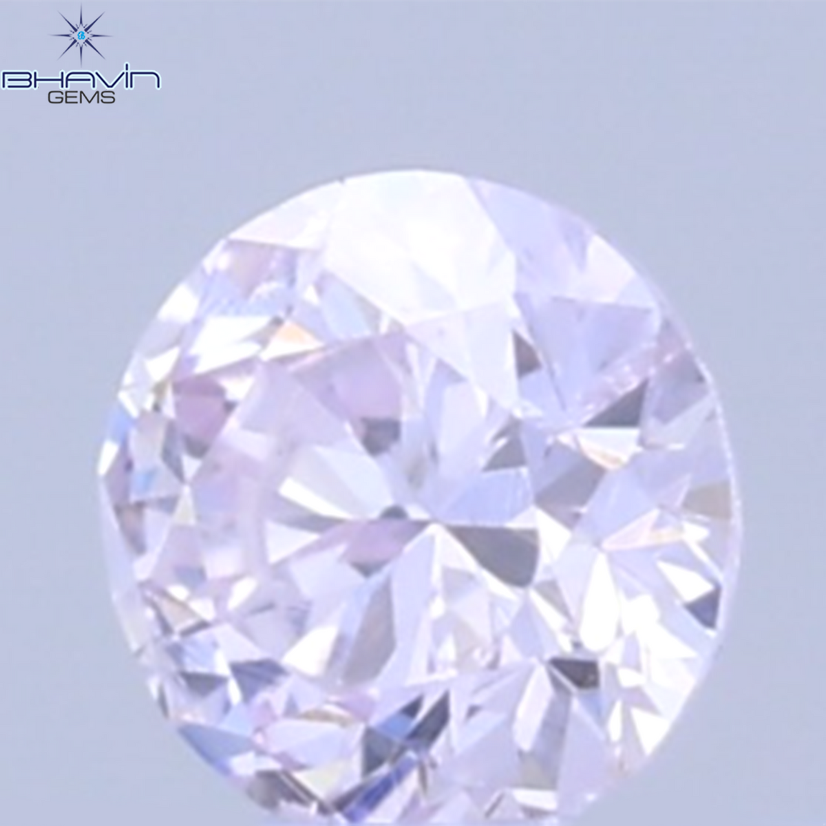0.03 CT Natural Round Diamond Pink Color Clarity VS (1.9 MM)