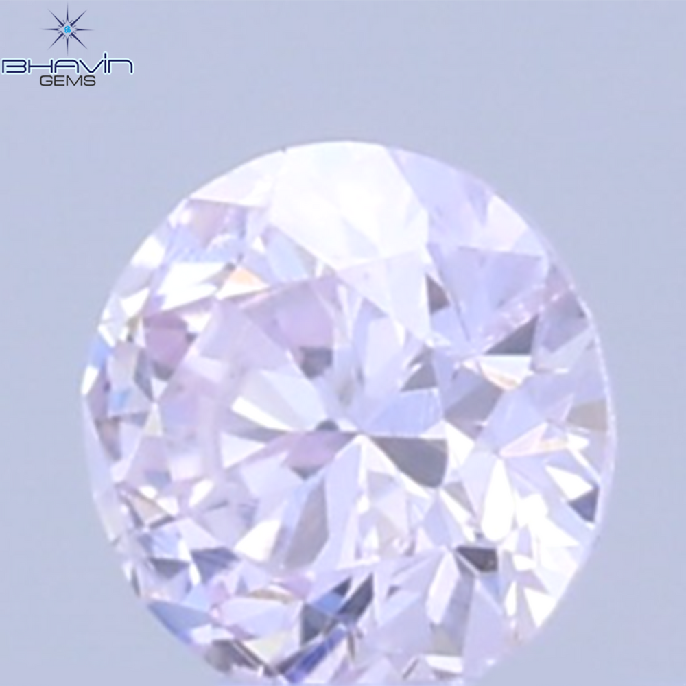0.03 CT Natural Round Diamond Pink Color Clarity VS (1.9 MM)