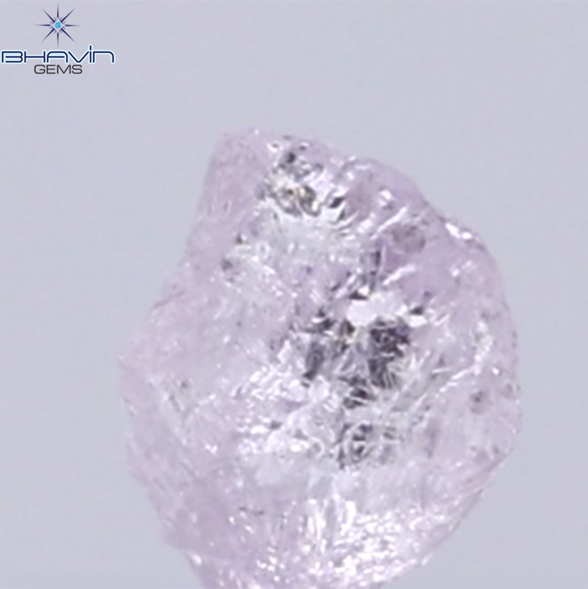 0.13 CT Natural Rough Diamond Pink Color Clarity VS (3.98 MM)