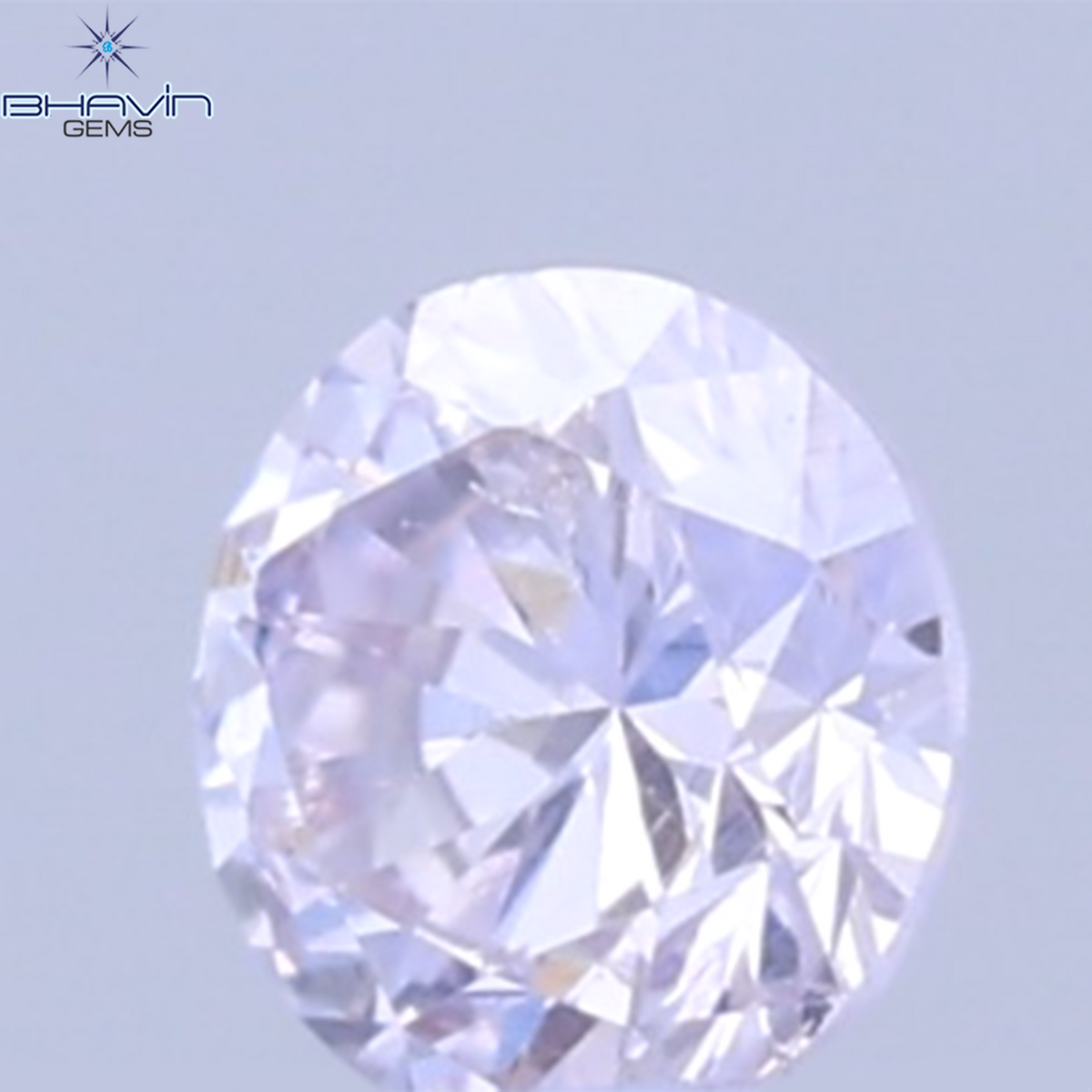0.03 CT Natural Round Diamond Pink Color Clarity SI1 (1.9 MM)