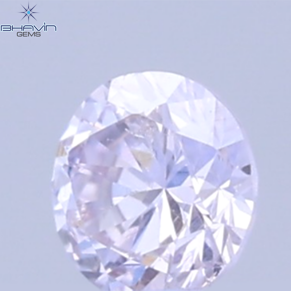 0.03 CT Natural Round Diamond Pink Color Clarity SI1 (1.9 MM)