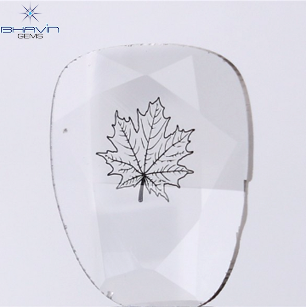 2.08 CT Lab Grown Slice (Leave) Diamond White Color Clarity VS (15.40 MM)