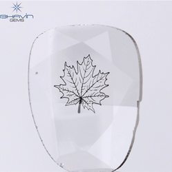 2.08 CT Lab Grown Slice (Leave) Diamond White Color Clarity VS (15.40 MM)