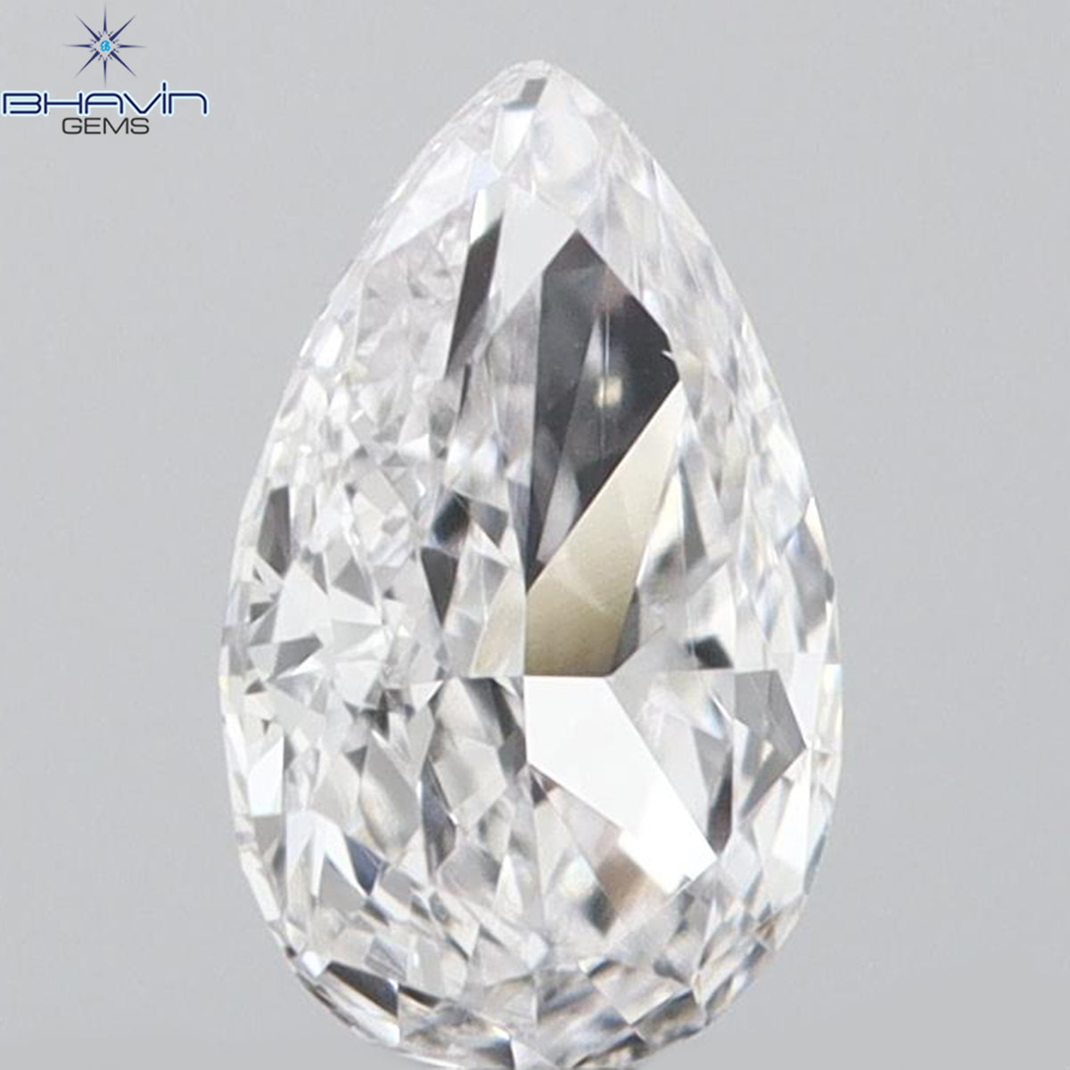 0.08 CT ペアシェイプ ナチュラル ダイヤモンド ピンク色 VS1 クラリティ (3.45 MM)