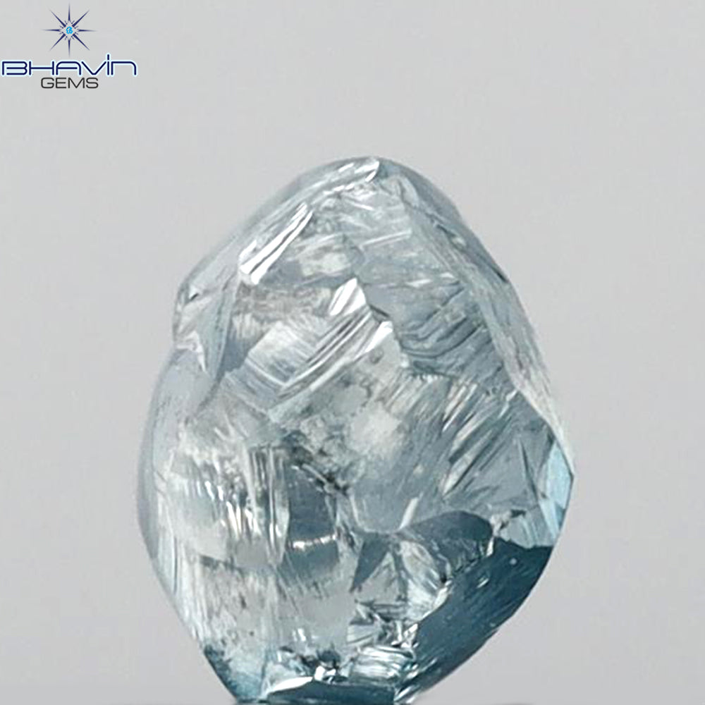 0.49 CT ラフシェイプ ナチュラル ダイヤモンド ピンク色 I3 クラリティ (4.90 MM)