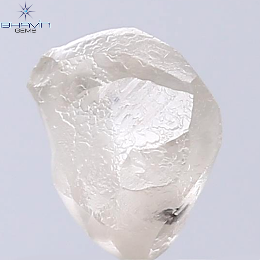 0.90 CT ラフ シェイプ ナチュラル ダイヤモンド ホワイト カラー VS1 クラリティ (5.95 MM)