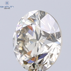 0.18 CT ラウンド ローズ カット シェイプ 天然ダイヤモンド ピンク色 I2 クラリティ (3.86 MM)