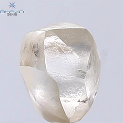 1.40 CT Rough Shape Natural Diamond Brown Color SI1 Clarity (6.48 MM)