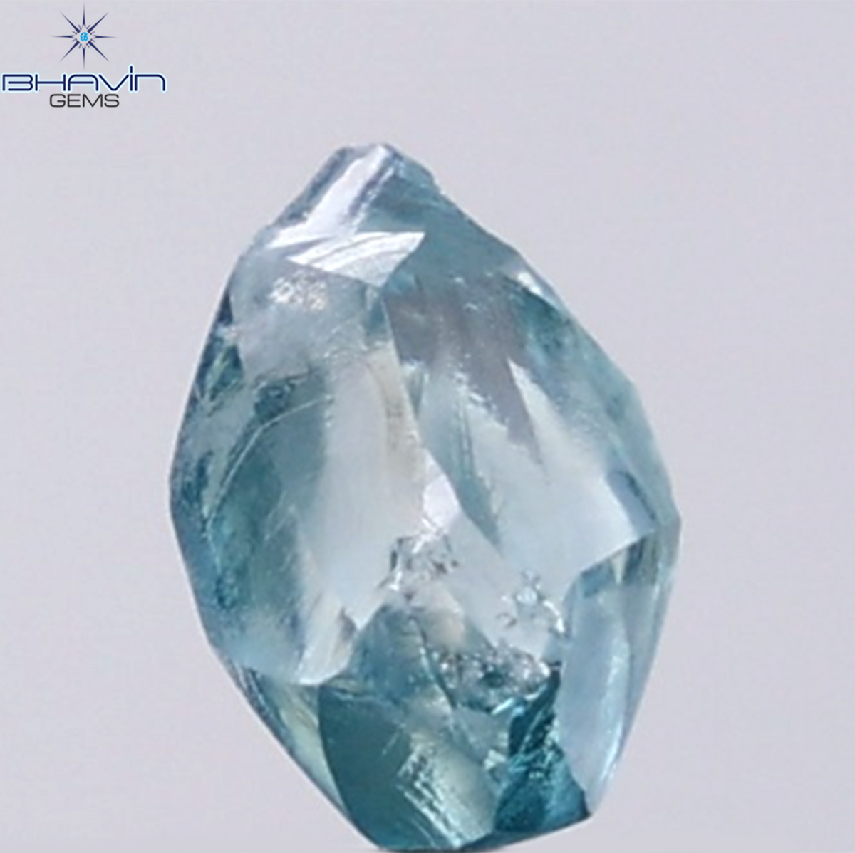 0.49 CT ラフシェイプ ナチュラル ダイヤモンド ピンク色 I3 クラリティ (4.90 MM)