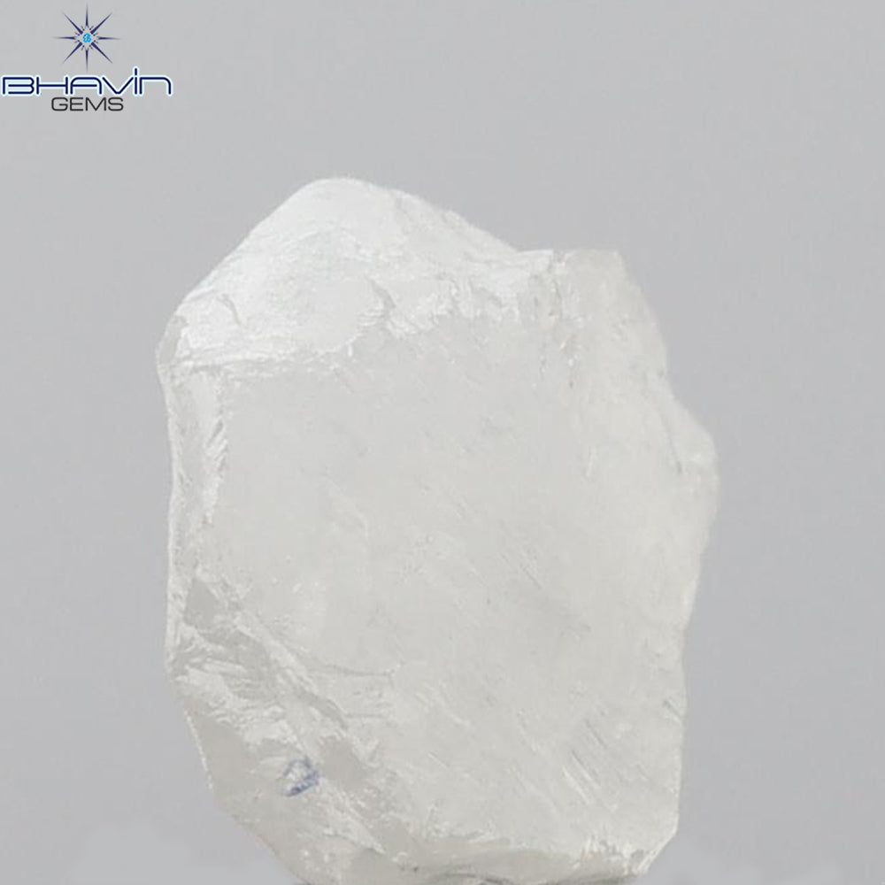 1.84 CT Rough Shape Natural Diamond White Color I1 Clarity (8.08 MM)