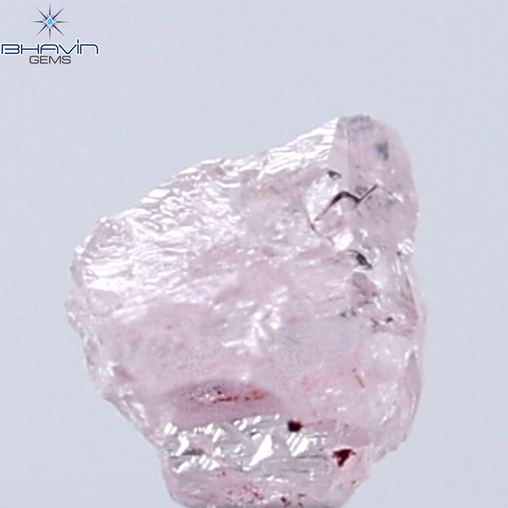 0.11 CT Rough Shape Natural Diamond Pink Color SI1 Clarity (2.66 MM)