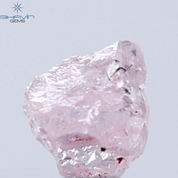 0.11 CT Rough Shape Natural Diamond Pink Color SI1 Clarity (2.66 MM)