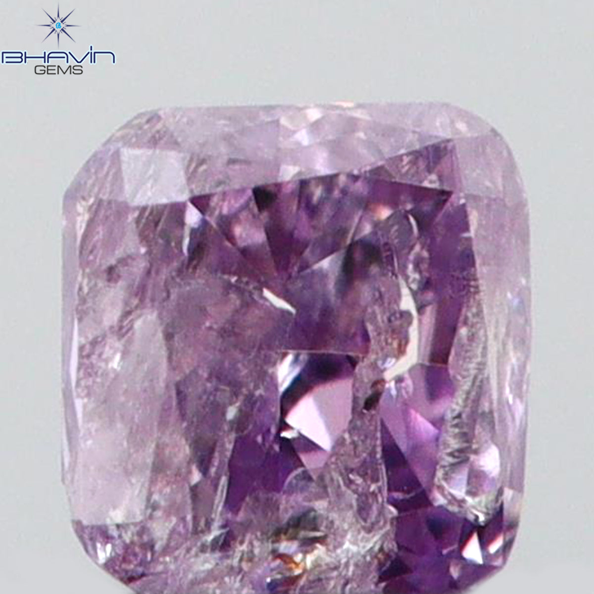 0.05 CT クッションシェイプ 天然ダイヤモンド ピンクカラー VS2 クラリティ (2.28 MM)