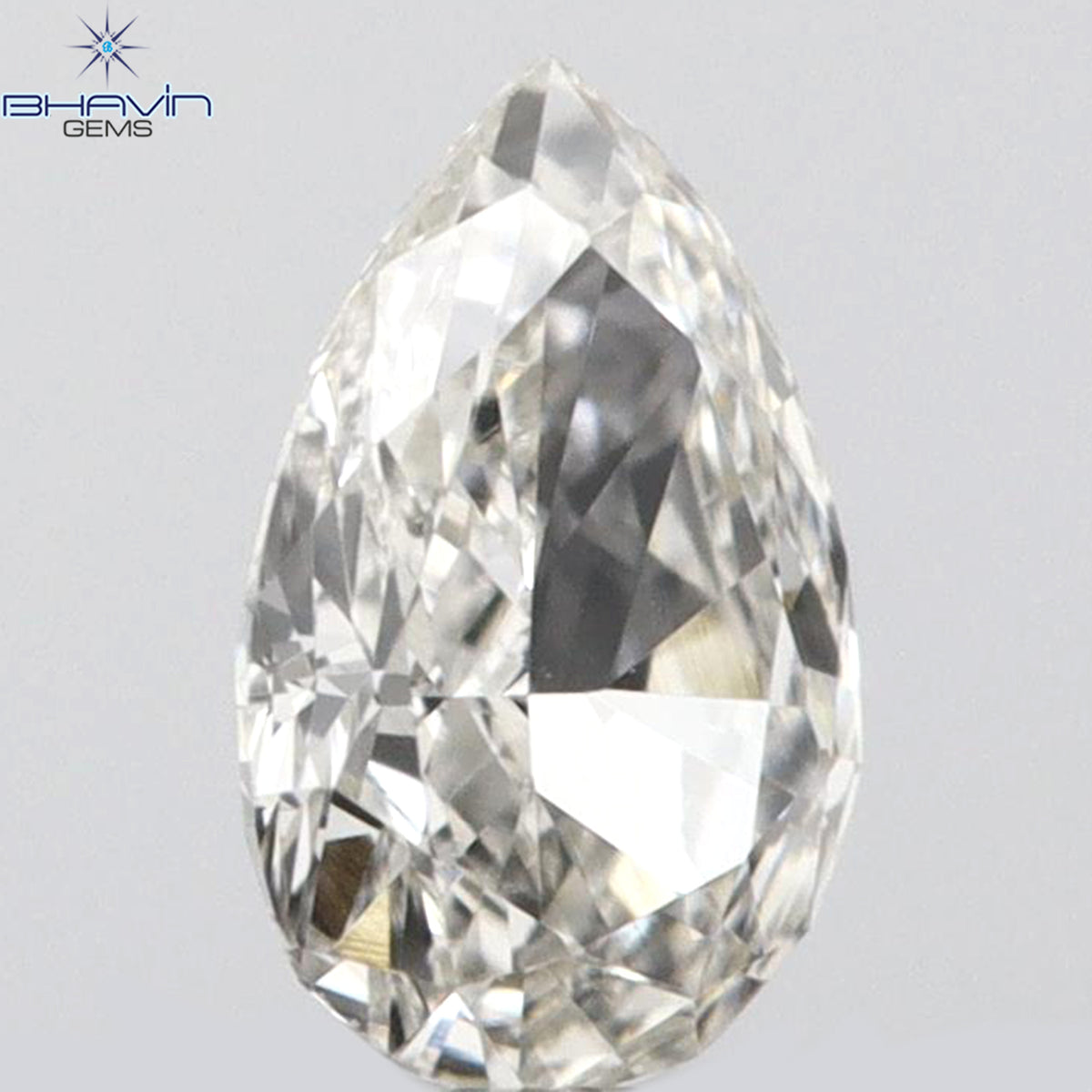 0.08 CT ペアシェイプ ナチュラル ダイヤモンド ピンク色 VS1 クラリティ (3.45 MM)