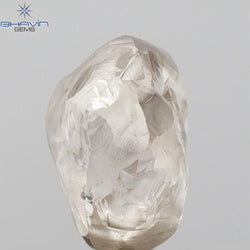 1.84 CT Rough Shape Natural Diamond Brown Color VS1 Clarity (7.66 MM)