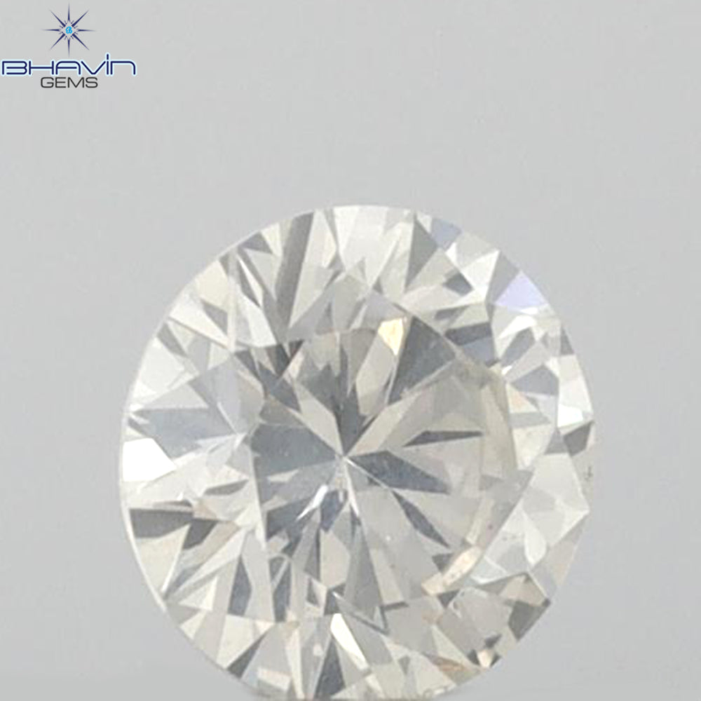 0.30 CT Round Shape Natural Loose Diamond White Color SI1 Clarity (4.34 MM)
